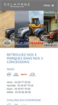 Mobile Screenshot of delhorbe-automobiles.fr